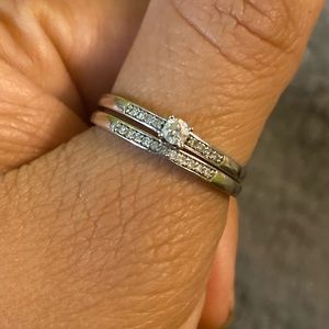 wedding rings for women white gold with diamonds